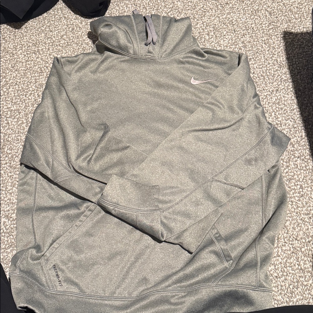 Nike Light Gray Pullover Hoodie